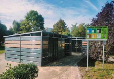 Nowa wiata śmietnikowa przy ul. Słowackiego 2 oddana do użytku